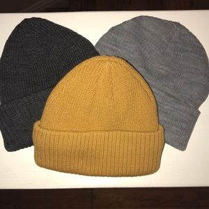 3 NEW women’s beanies, assorted colors